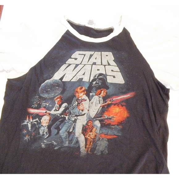 Lucasfilm Ltd Star Wars Empire Strikes Back Shirt Raglan Sleeve XXL Made In USA - Picture 3 of 12